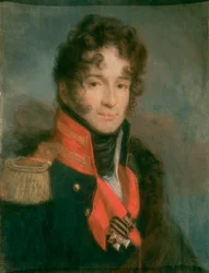 Porträt von Pyotr Alexandrovich Chicherin (1778-1845), 1809-12